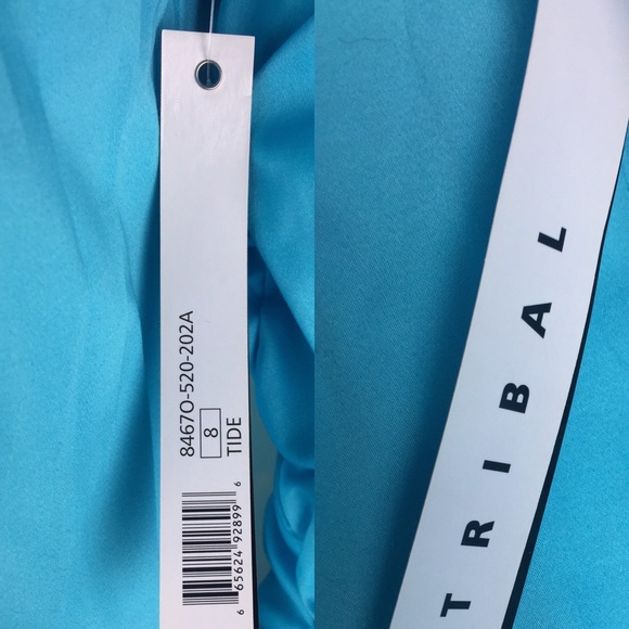 NWT Tribal Blue Zipper Jacket - Picture 7 of 8